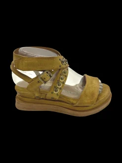 Sandali zeppa pelle donna - A15034 -<As98 Sale