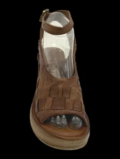 Sandali zeppa pelle donna - 528093 -<As98 Discount