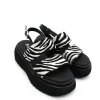 Sandalo 7655 cavallino Black/White<Fru.it Best
