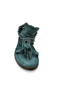 Sandalo basso pelle donna - 534010 -<AS98 Hot