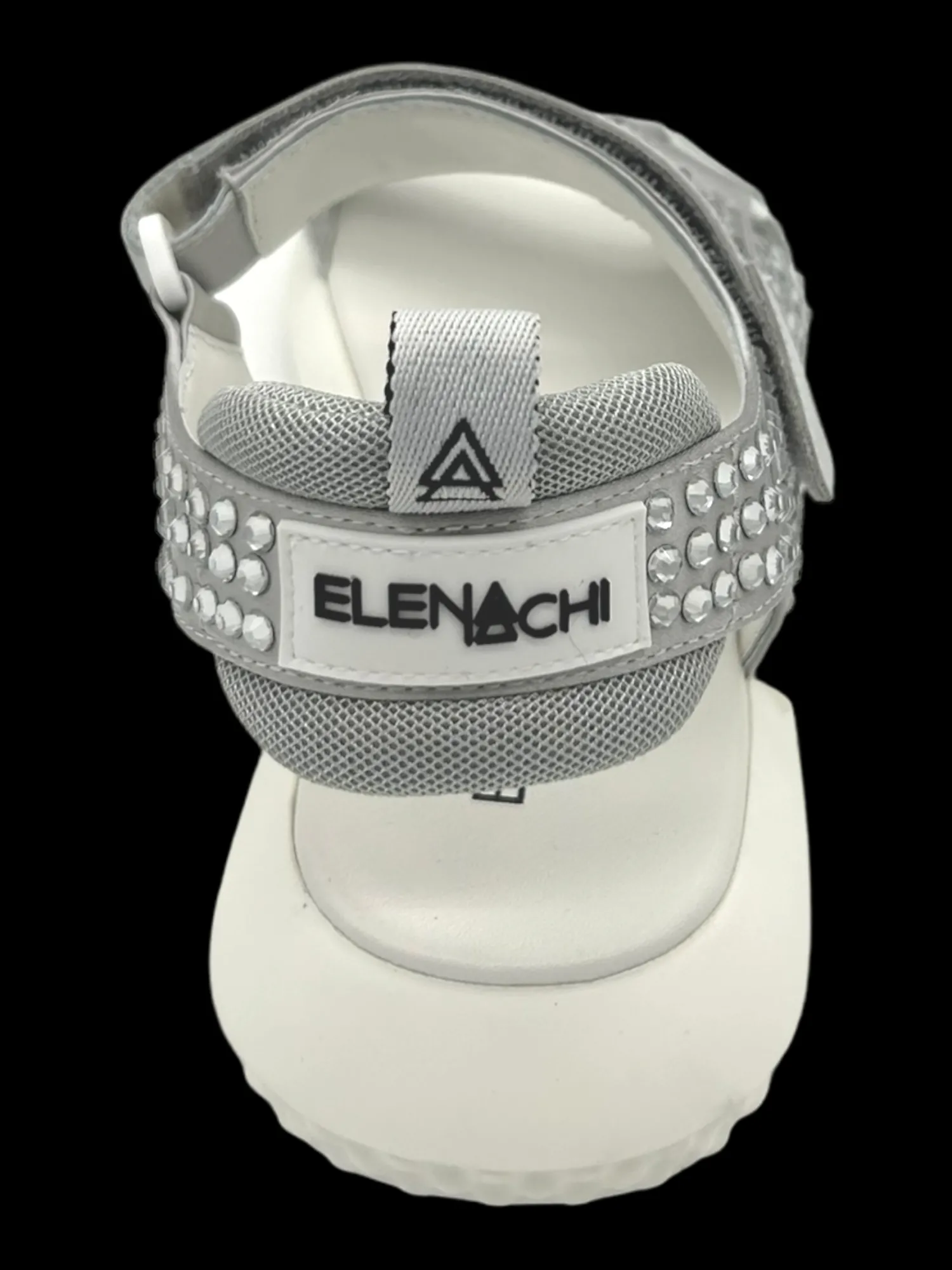 Sandalo basso pelle donna Silver - E3227 -<Elena Iachi Sale