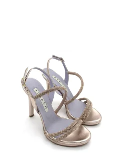 Sandalo donna 3233 Metallizzato<Albano New