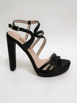 Sandalo donna 2050 lux nero<Albano Clearance