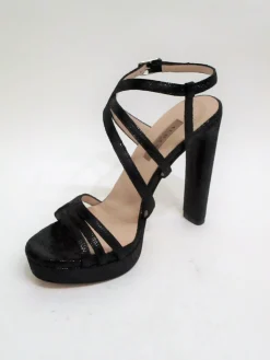 Sandalo donna 2050 lux nero<Albano Clearance