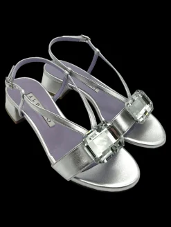 Sandalo donna Metallizzato - 5206 -<Albano Sale