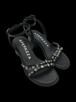 Sandalo donna Black - Sofia -<Apepazza Fashion