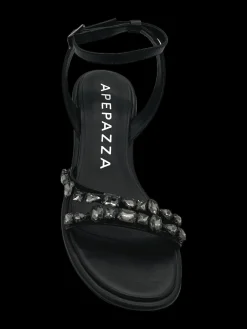 Sandalo donna Black - Sofia -<Apepazza Fashion