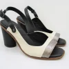 Sandalo donna pelle 6823 latte<Lilimill Discount