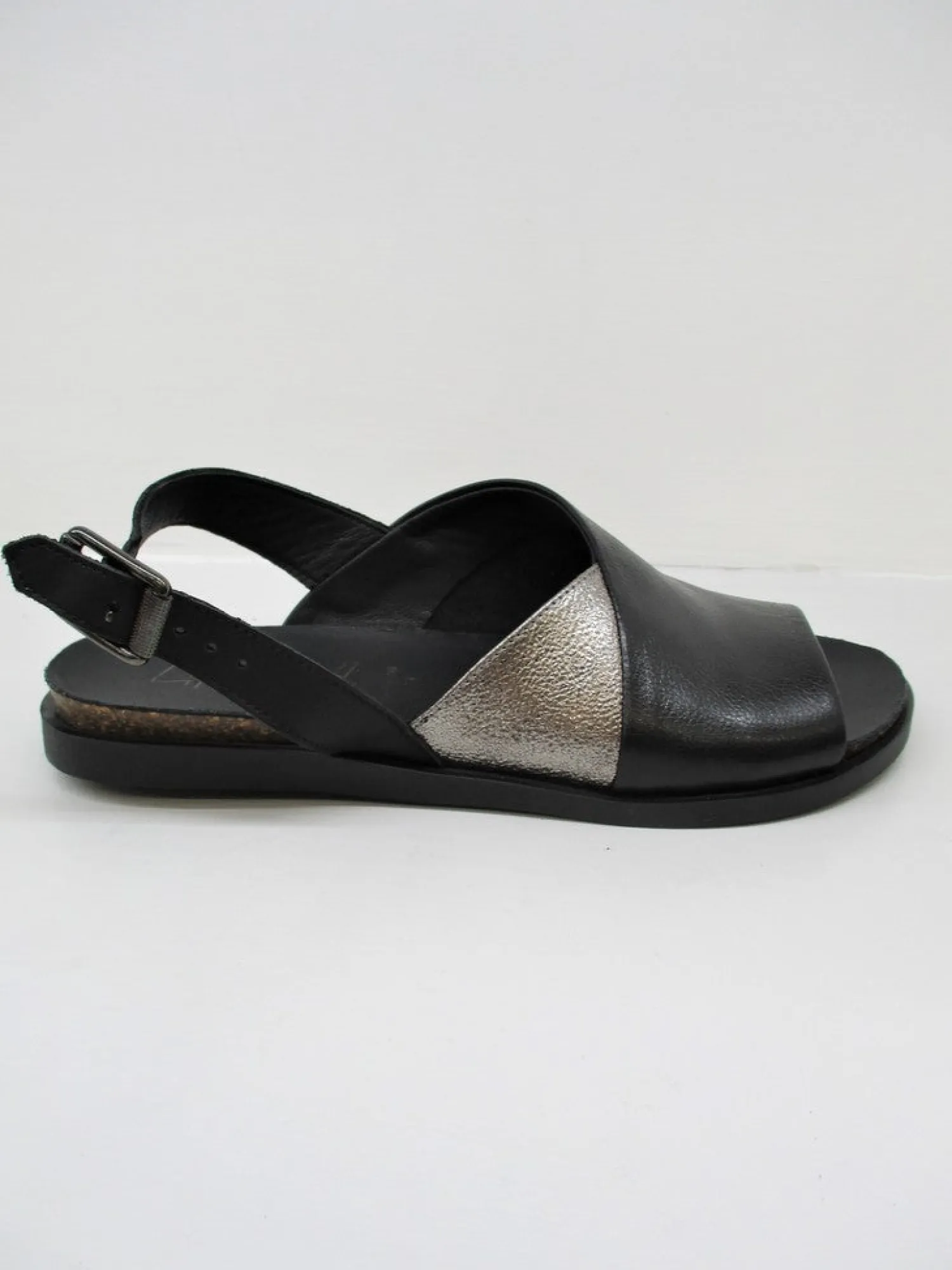 Sandalo donna pelle 6826 nero<Lilimill Clearance