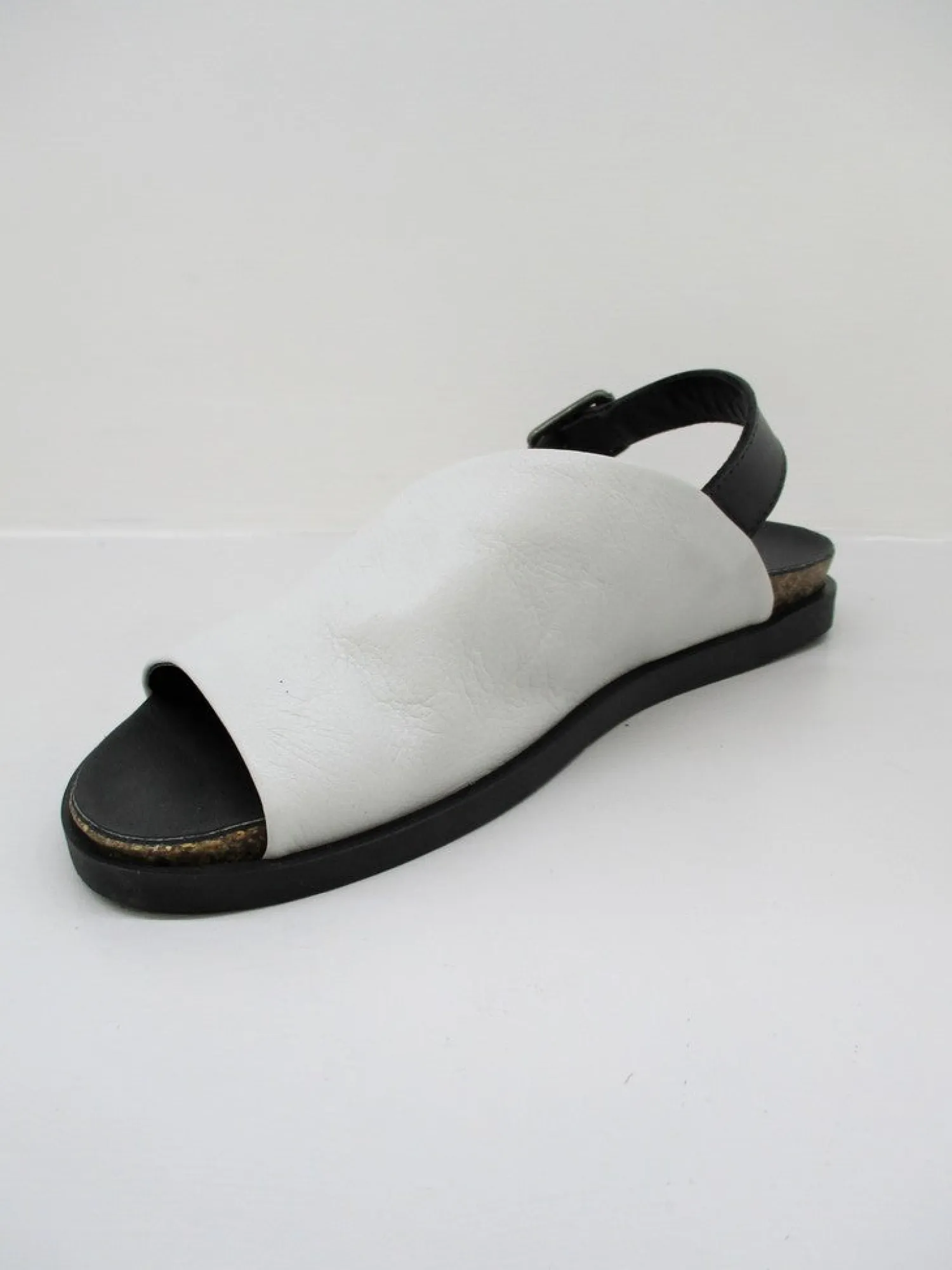Sandalo donna pelle 6826 latte<Lilimill New
