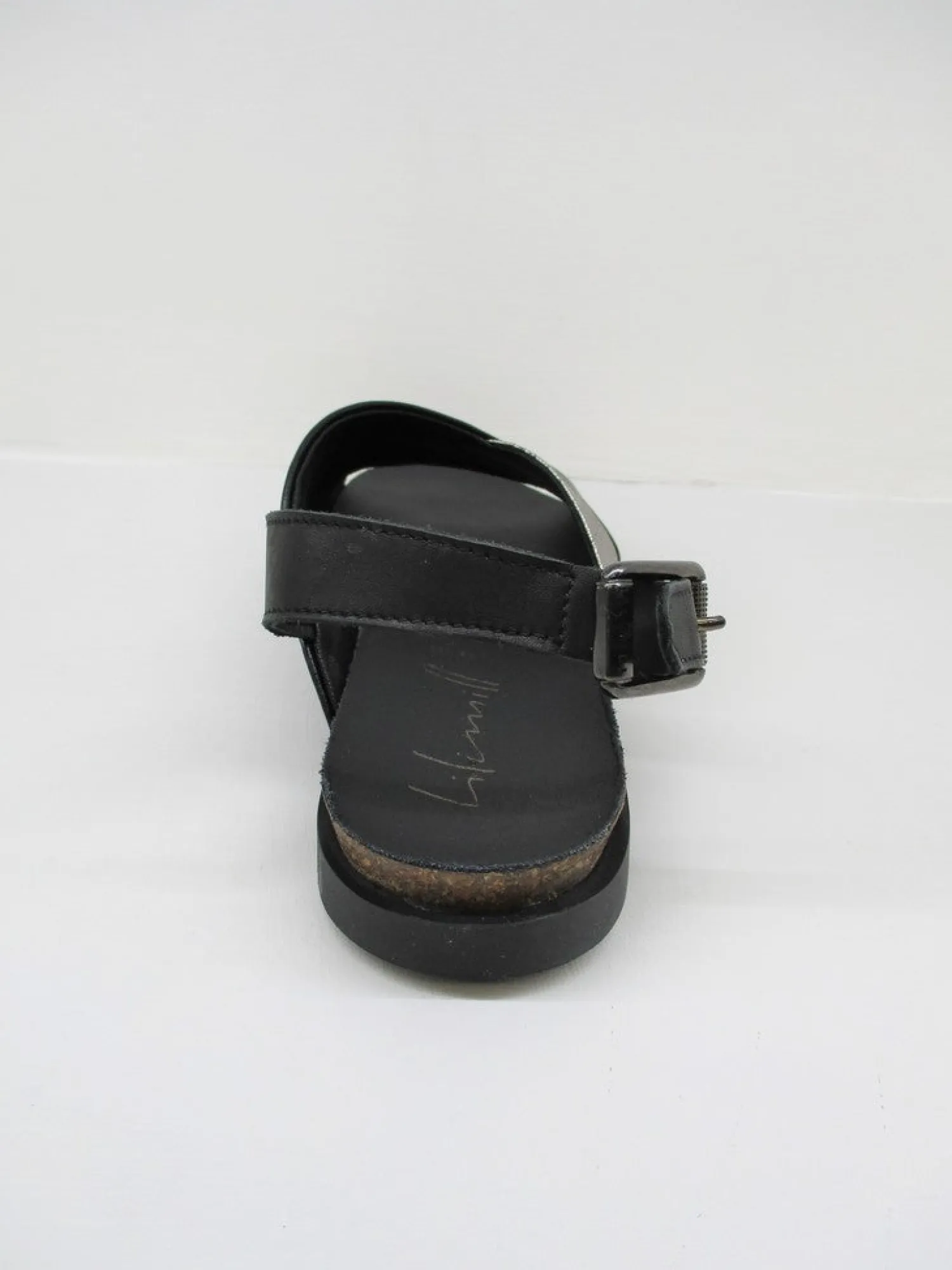 Sandalo donna pelle 6826 nero<Lilimill Clearance