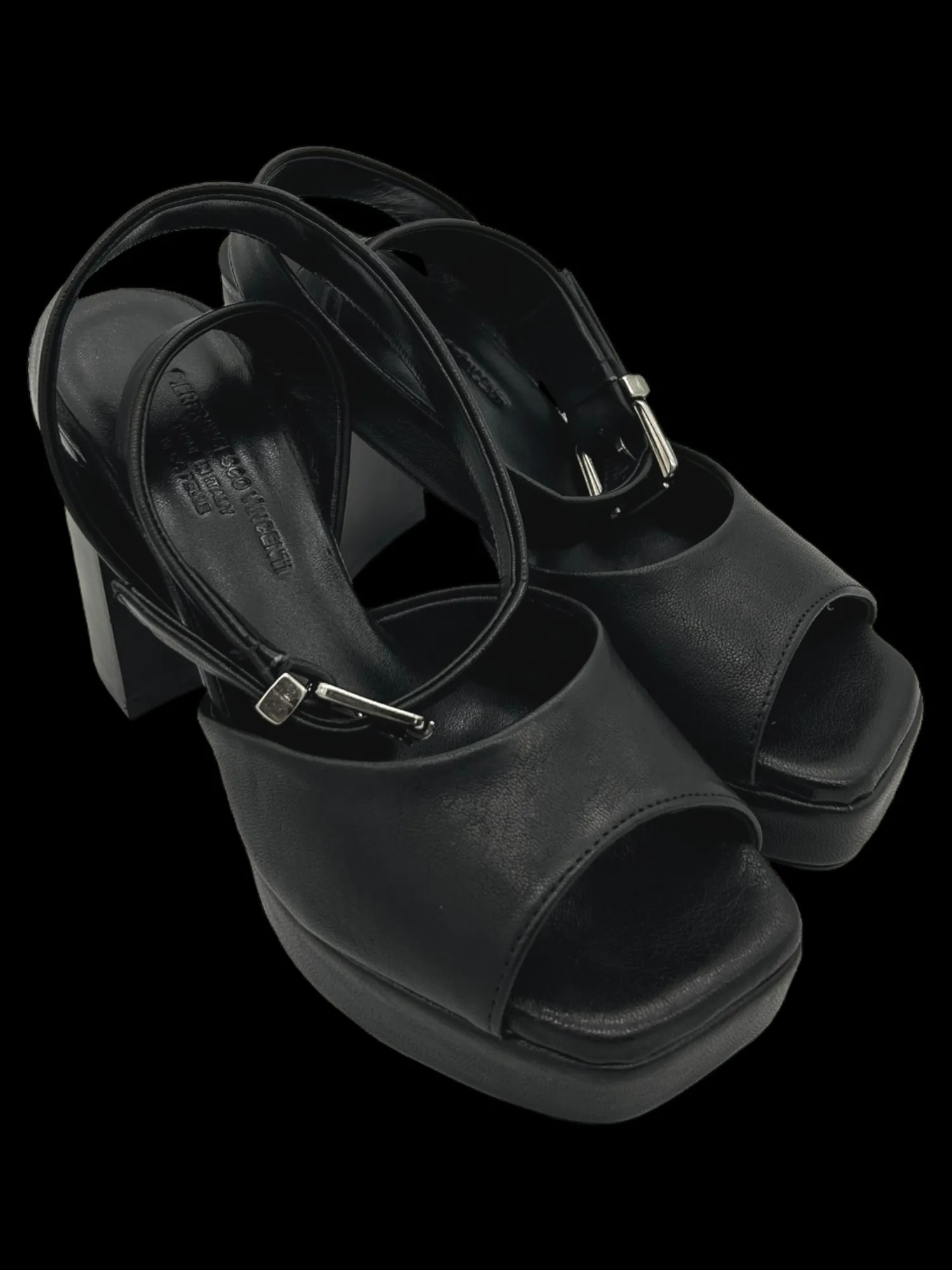 Sandalo donna Black - 0302 -<Pierfrancesco Vincenti Outlet