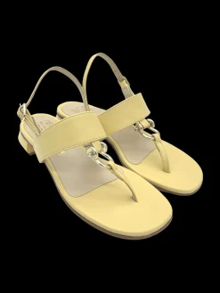 Sandalo donna Pelle Banana - 074 -<Siano Via Roma Clearance