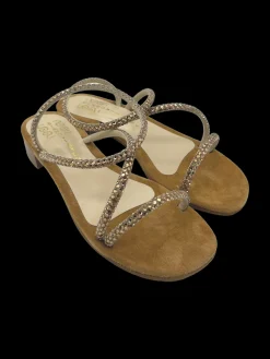 Sandalo donna Camoscio - 058 -<Siano Via Roma Clearance