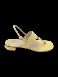 Sandalo donna Pelle Banana - 074 -<Siano Via Roma Clearance