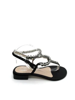 Sandalo donna 482 Nero<Siano Via Roma Discount
