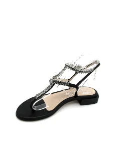 Sandalo donna 482 Nero<Siano Via Roma Discount