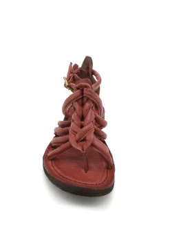 Sandalo in pelle donna A16025 Mars<AS98 Hot