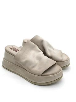 Sandalo in pelle zeppa donna Reale - B27003 -<AS98 Fashion