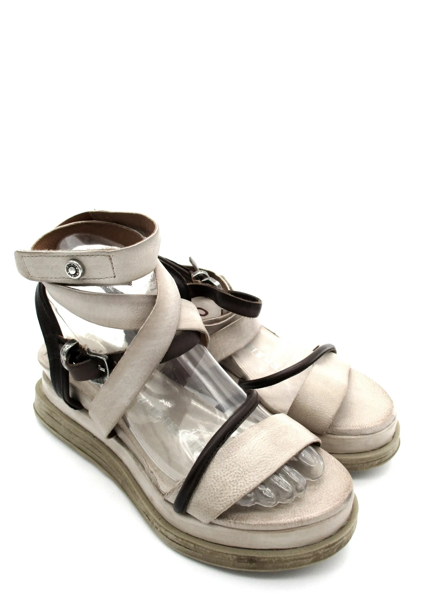 Sandalo in pelle zeppa donna Lagos Fondente - A15031 -<AS98 Hot