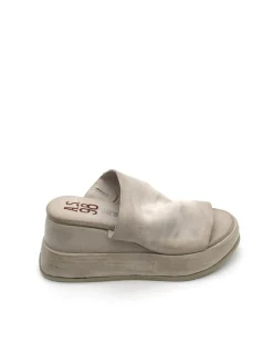 Sandalo in pelle zeppa donna Reale - B27003 -<AS98 Fashion