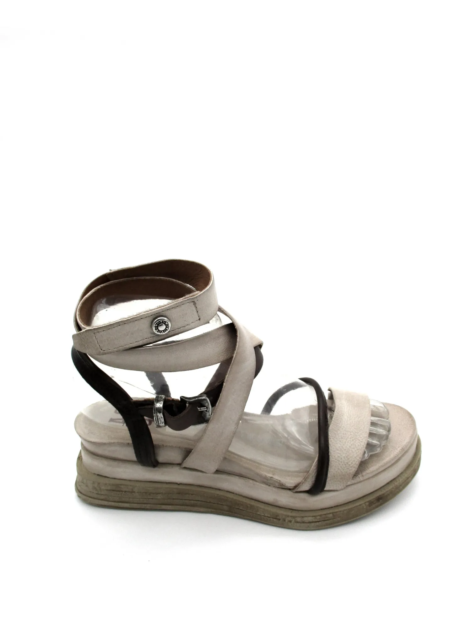 Sandalo in pelle zeppa donna Lagos Fondente - A15031 -<AS98 Hot