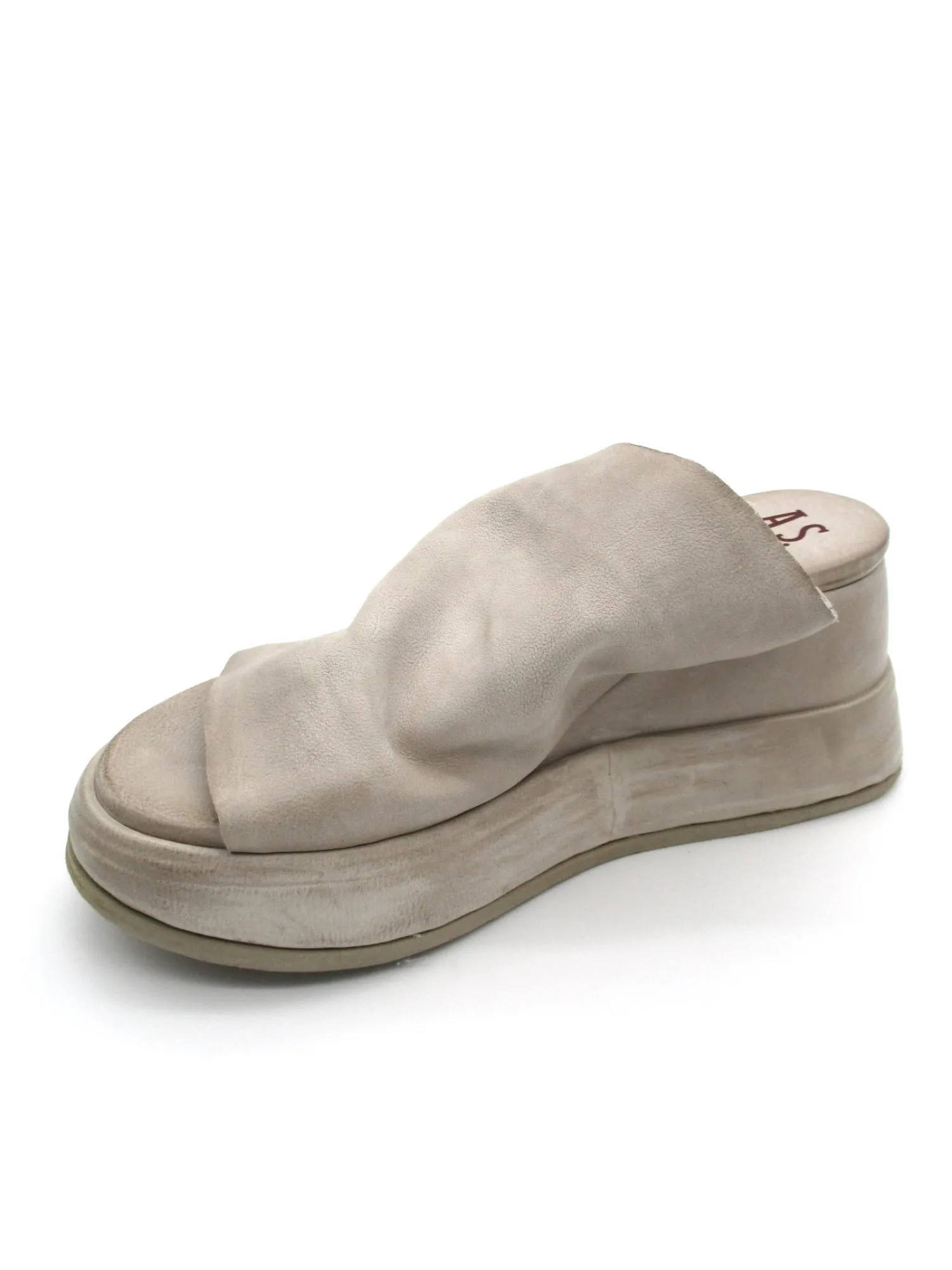 Sandalo in pelle zeppa donna Reale - B27003 -<AS98 Fashion