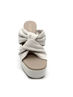 Sandalo nappa donna le privè by Valery Off White - Godiva 404 -<Valery Calzature Fashion
