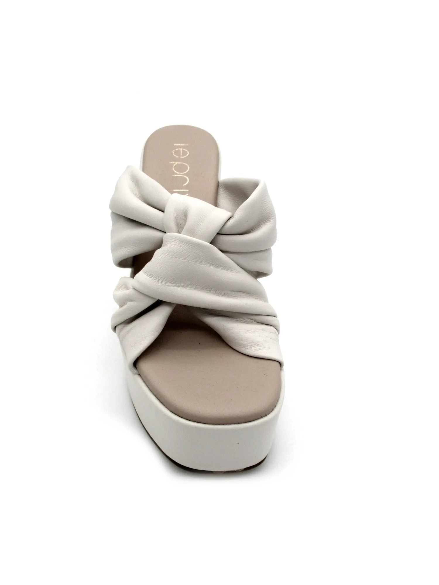 Sandalo nappa donna le privè by Valery Off White - Godiva 404 -<Valery Calzature Fashion