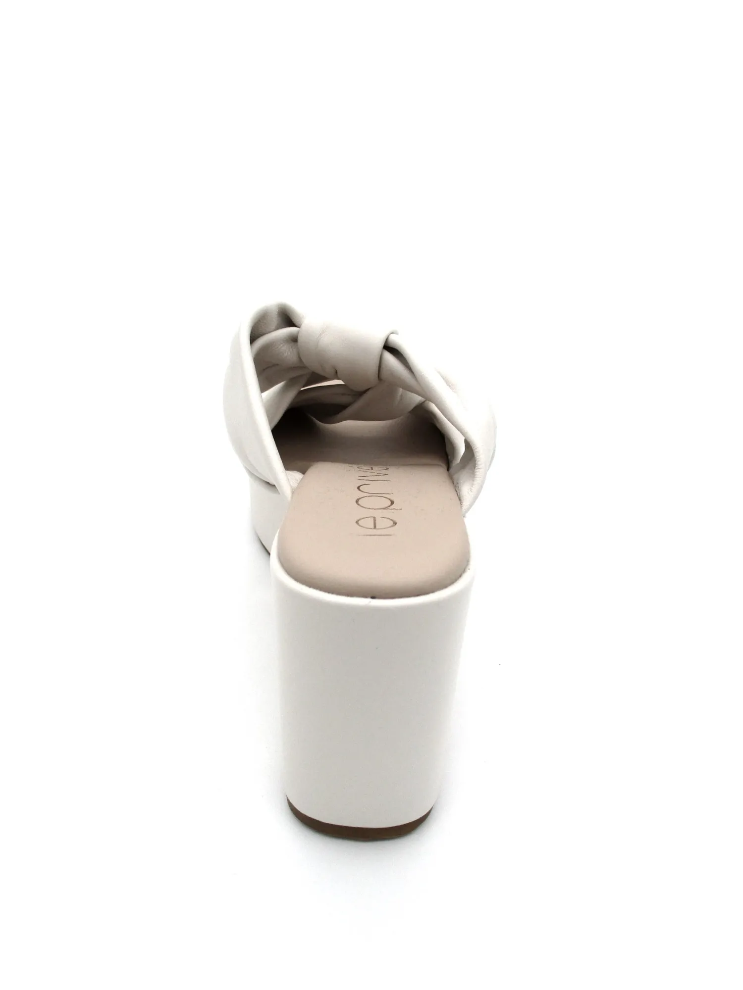 Sandalo nappa donna le privè by Valery Off White - Godiva 404 -<Valery Calzature Fashion
