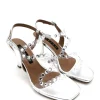 Sandalo pelle 3014 Argento<Albano Best