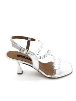 Sandalo pelle 3014 Argento<Albano Best