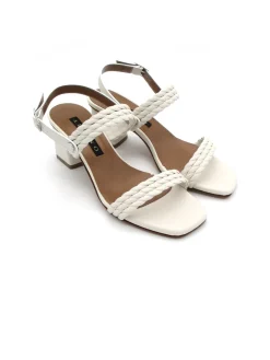 Sandalo pelle 3077 Soft Ghiaccio<Albano Sale