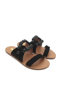 Sandalo pelle donna 130098 Valery Nero<Valery Calzature Sale