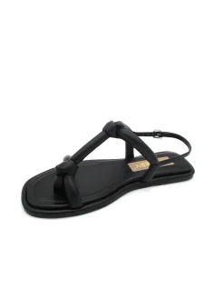 Sandalo pelle donna 1202003 Valery Nero<Valery Calzature Online