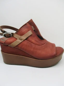 Sandalo pelle donna 805004 mattone/ cannella<Mjus Sale