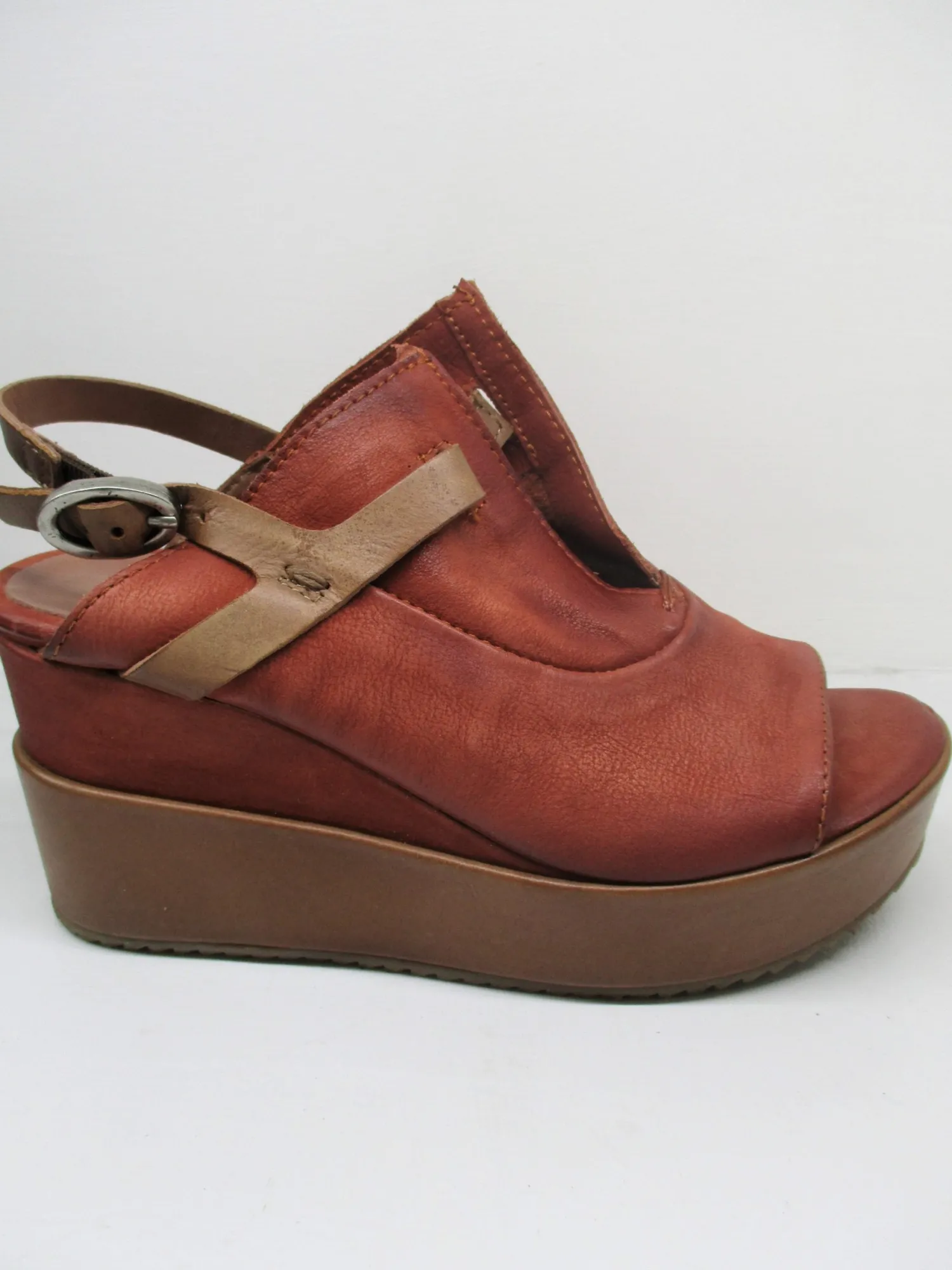 Sandalo pelle donna 805004 mattone/ cannella<Mjus Sale