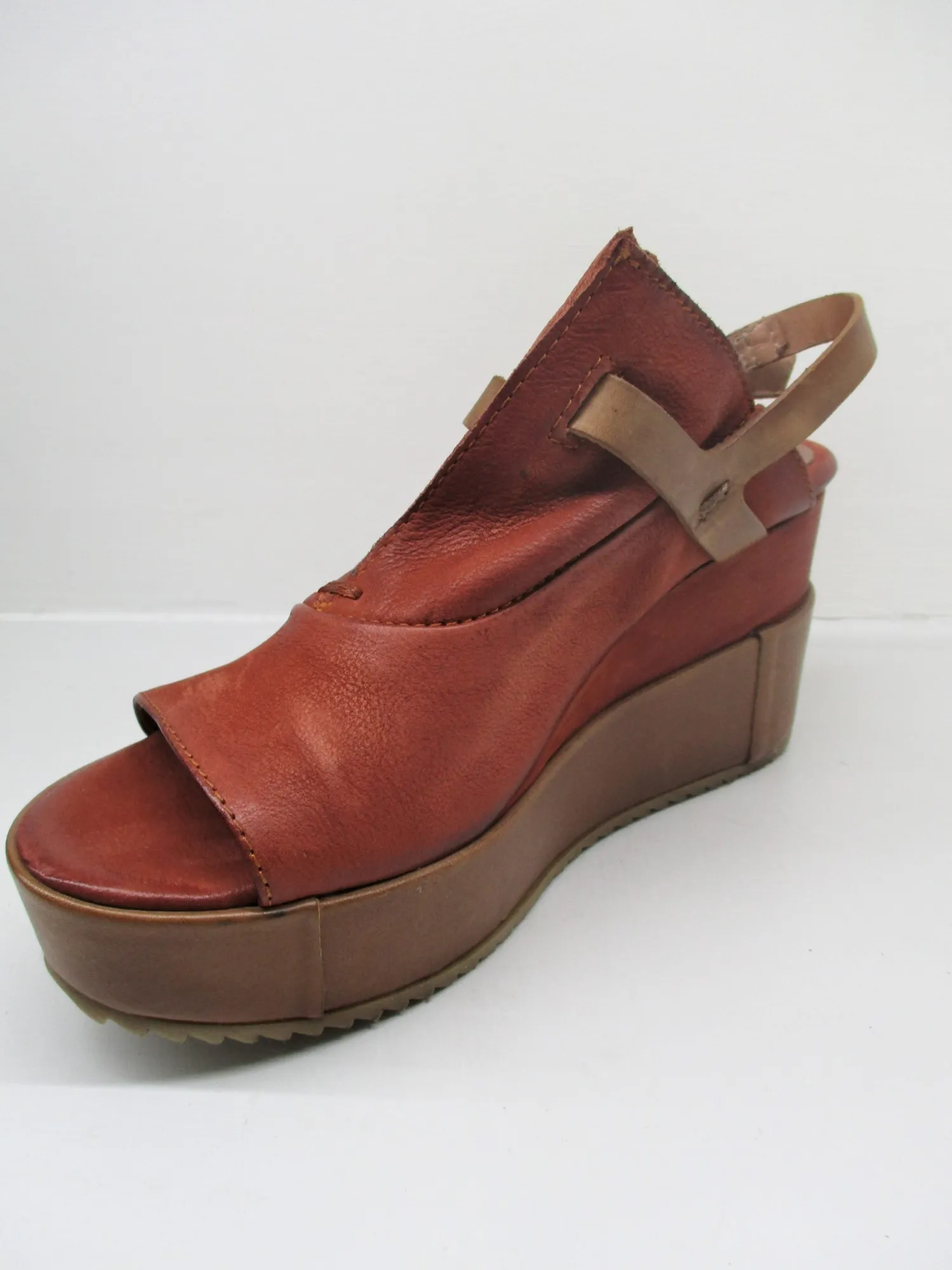 Sandalo pelle donna 805004 mattone/ cannella<Mjus Sale
