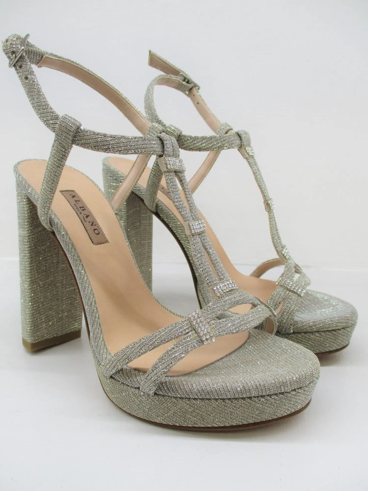 Sandalo pelle donna 4214 night beige<Albano Online