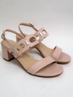 Sandalo pelle donna 2005 cipria<Albano Sale