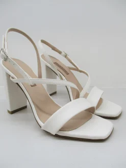 Sandalo pelle donna 4178 bianco<Albano Sale