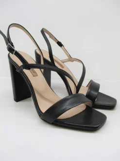 Sandalo pelle donna 4178 nero<Albano Outlet