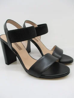 Sandalo pelle donna 4078 nero<Albano New