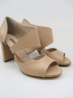Sandalo pelle donna 4058 nude<Albano Hot