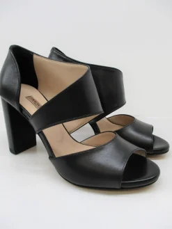 Sandalo pelle donna 4058 nero<Albano Outlet