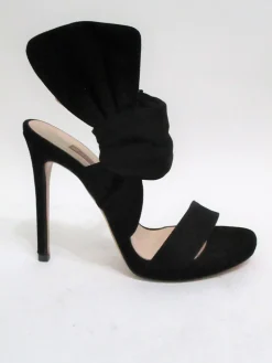 Sandalo pelle donna 2249 nero<Albano Hot