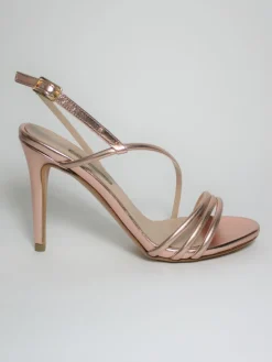 Sandalo pelle donna 8075 rame<Albano New