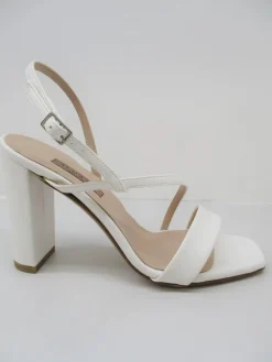 Sandalo pelle donna 4178 bianco<Albano Sale