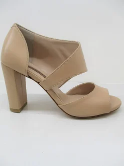 Sandalo pelle donna 4058 nude<Albano Hot