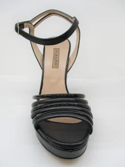 Sandalo pelle donna 4011 nero<Albano New